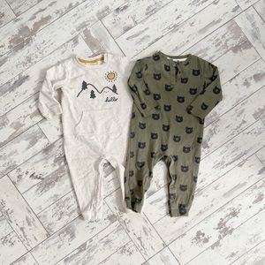 Two Gymboree coveralls size 18-24 months